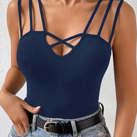 SOLD Sweetheart Neckline Spaghetti Strap Bralette - Picture 3 of 4